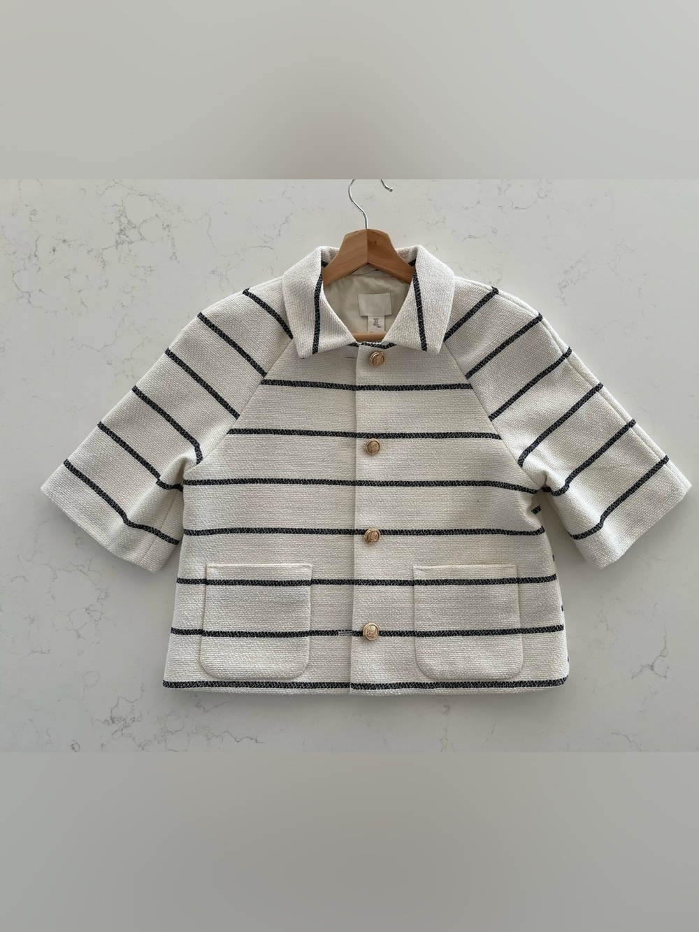 H&M short sleeve jacket